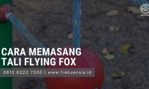 cara memasang tali flying fox